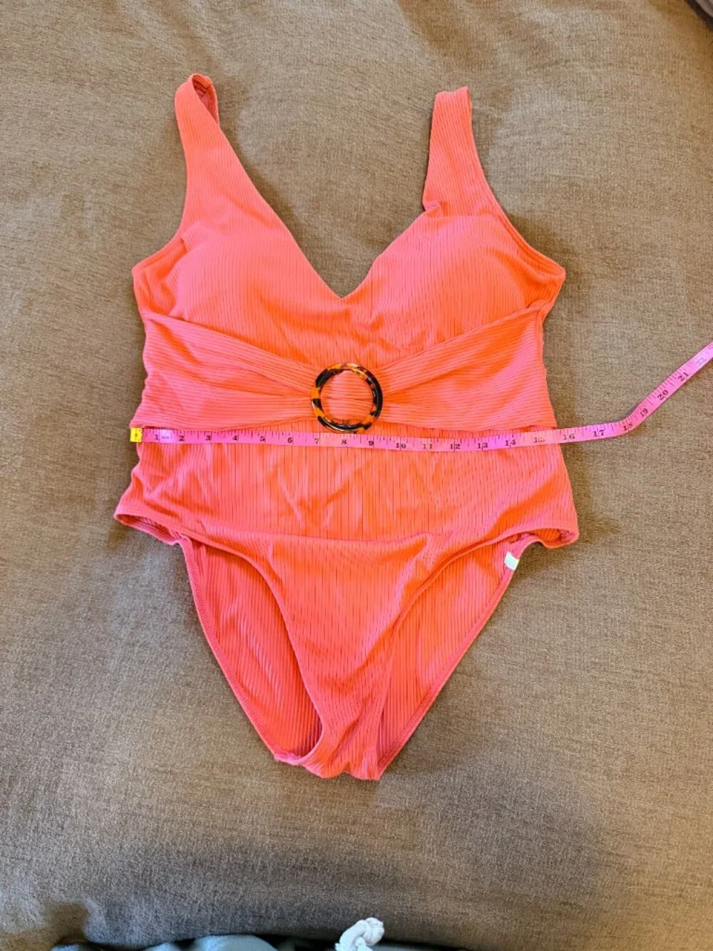 Summersalt Women's Orange and Pink Swimsuit-one-piece